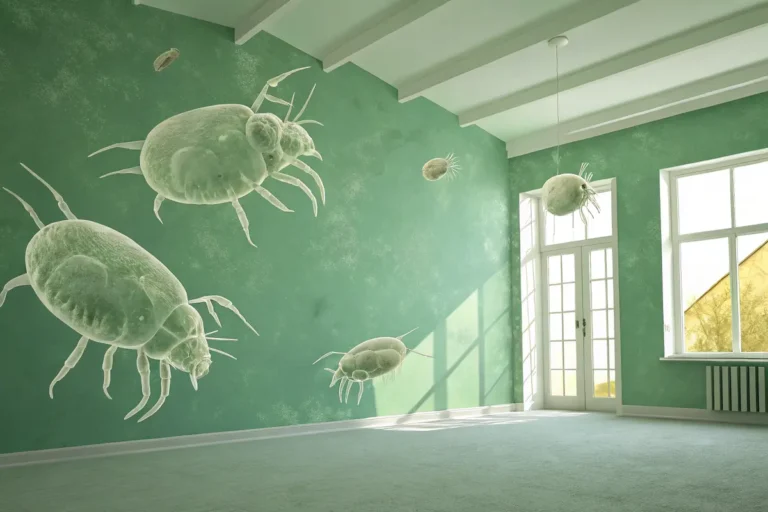 Larves de mites au plafond : comprendre l’infestation et s’en débarrasser efficacement